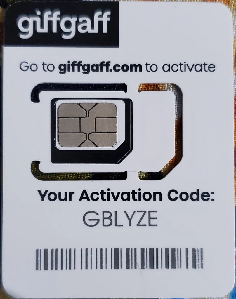 GIFF GAFF UK SIM CARD IN PAKISTAN